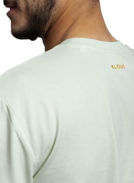 Camiseta Klout Básico Verde Para Hombre y Mujer