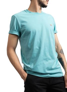 Camiseta Klout Básico Azul Para Hombre y Mujer