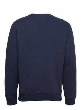 Sudadera Tommy Jeans Timeless Marino Para Hombre