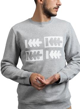 Sudadera Klout Positivo Gris Para Hombre