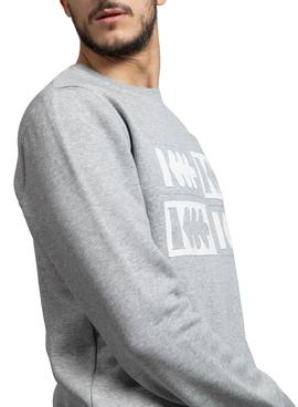 Sudadera Klout Positivo Gris Para Hombre