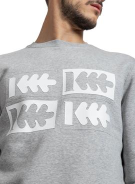 Sudadera Klout Positivo Gris Para Hombre