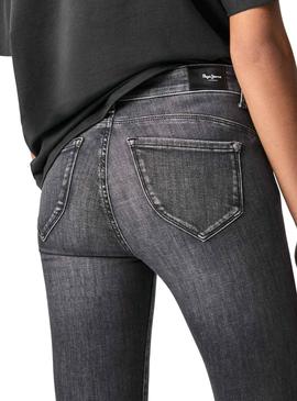 Pantalón Vaquero Pepe Jeans Zoe Gris Para Mujer