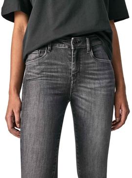 Pantalón Vaquero Pepe Jeans Zoe Gris Para Mujer