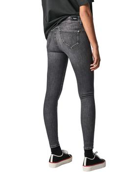 Pantalón Vaquero Pepe Jeans Zoe Gris Para Mujer