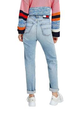 Pantalón Vaquero Tommy Jeans Julie Azul Mujer