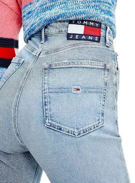 Pantalón Vaquero Tommy Jeans Julie Azul Mujer