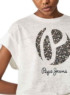 Camiseta Pepe Jeans Alice Blanco Para Mujer