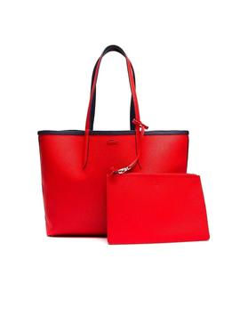 Bolso Lacoste Anna Reversible Marino Rojo Mujer