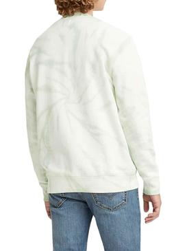 Sudadera Levis Original Crew Iris Verde Hombre