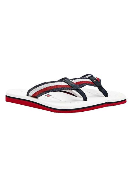 Chanclas Hilfiger Ribbon Blanco para Mujer