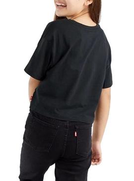 Camiseta Levis High Rise Negro Para Niña