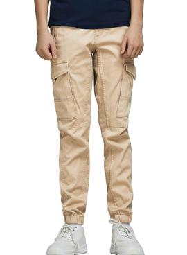 Pantalón Jack And Jones Paul Beige Para Niño