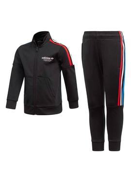 Chándal Adidas Tracksuit Adicolor Negro Niño Niña
