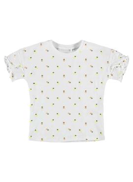 Camiseta Name It Jamilia Blanco Para Niña