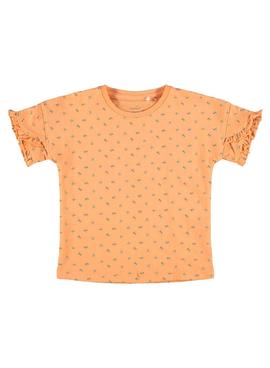Camiseta Name It Jamilia Naranja Para Niña