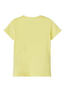 Camiseta Name It Mentos Denisa Amarillo Para Mujer