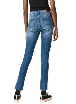 Pantalón Vaquero Pepe Jeans Regent Azul Mujer