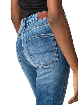 Pantalón Vaquero Pepe Jeans Regent Azul Mujer