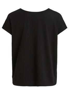 Camiseta Vila Vilinnea Rock Negro Para Mujer