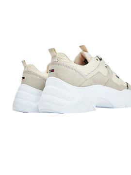 Zapatillas Tommy Jeans Lightweight Beige Mujer