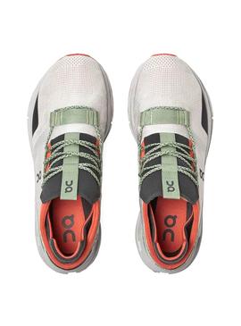 Zapatillas On Running Cloudnova Silver Orange Hombre