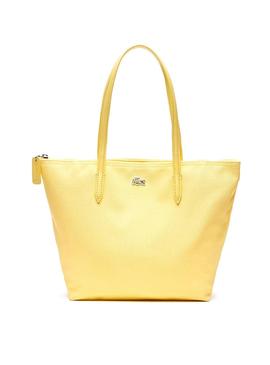 Bolso Lacoste P Shopping Amarillo Para Mujer