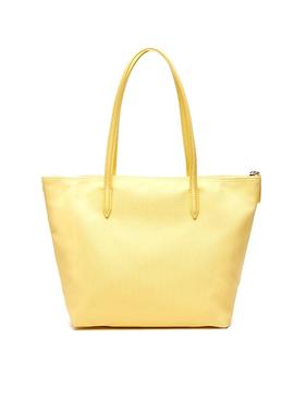 Bolso Lacoste P Shopping Amarillo Para Mujer