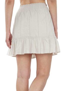 Falda Only Maria Beige Para Mujer