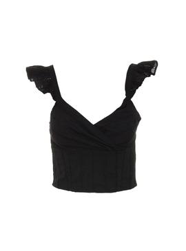 Top Only Maria Strap Negro Para Mujer