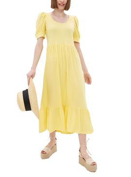 Vestido Only May Life Amarillo Para Mujer