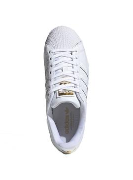 Zapatillas Adidas Superstar Bold Blanco Para Mujer