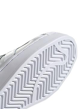 Zapatillas Adidas Superstar Bold Blanco Para Mujer
