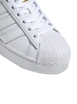 Zapatillas Adidas Superstar Bold Blanco Para Mujer