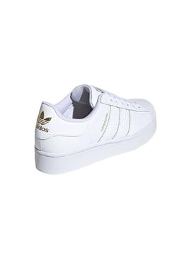 Zapatillas Adidas Superstar Bold Blanco Para Mujer