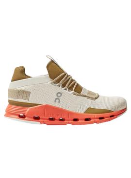 Zapatillas On Running Cloudnova Pearl Flame Mujer