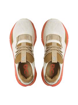 Zapatillas On Running Cloudnova Pearl Flame Mujer