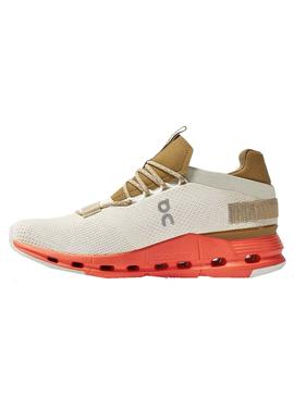 Zapatillas On Running Cloudnova Pearl Flame Mujer