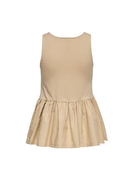 Top Only Emilia Life Beige Para Mujer