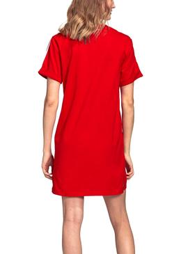 Vestido Adidas Roll-Up Rojo Para Mujer