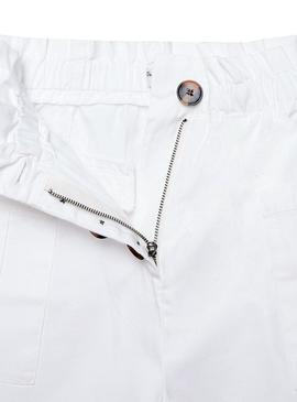 Short Pepe Jeans Nell Blanco Para Mujer