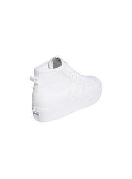 Zapatillas Adidas Nizza Platform Blanco Para Mujer