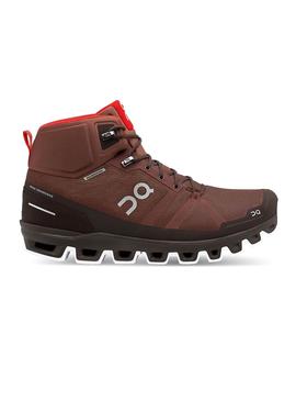 Botas On Running Cloudrock Waterproof Rojo Hombre