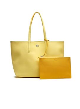 Bolso Lacoste Anna Reversible Amarillo Mujer