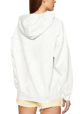 Sudadera Levis Rider Iris Tie Dye Blanco Mujer