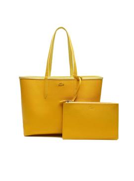 Bolso Lacoste Anna Reversible Amarillo Mujer