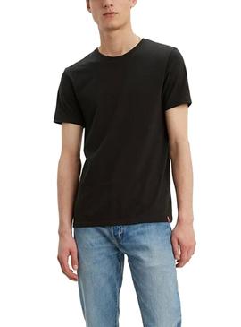 Camisetas Levis Pack 2 Negro Para Hombre