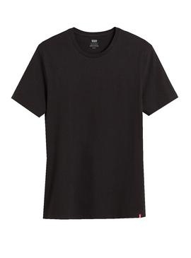 Camisetas Levis Pack 2 Negro Para Hombre