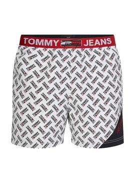 Bañador Tommy Jeans Drawstring Blanco Hombre