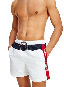 Bañador Tommy Hilfiger Medium Blanco Para Hombre